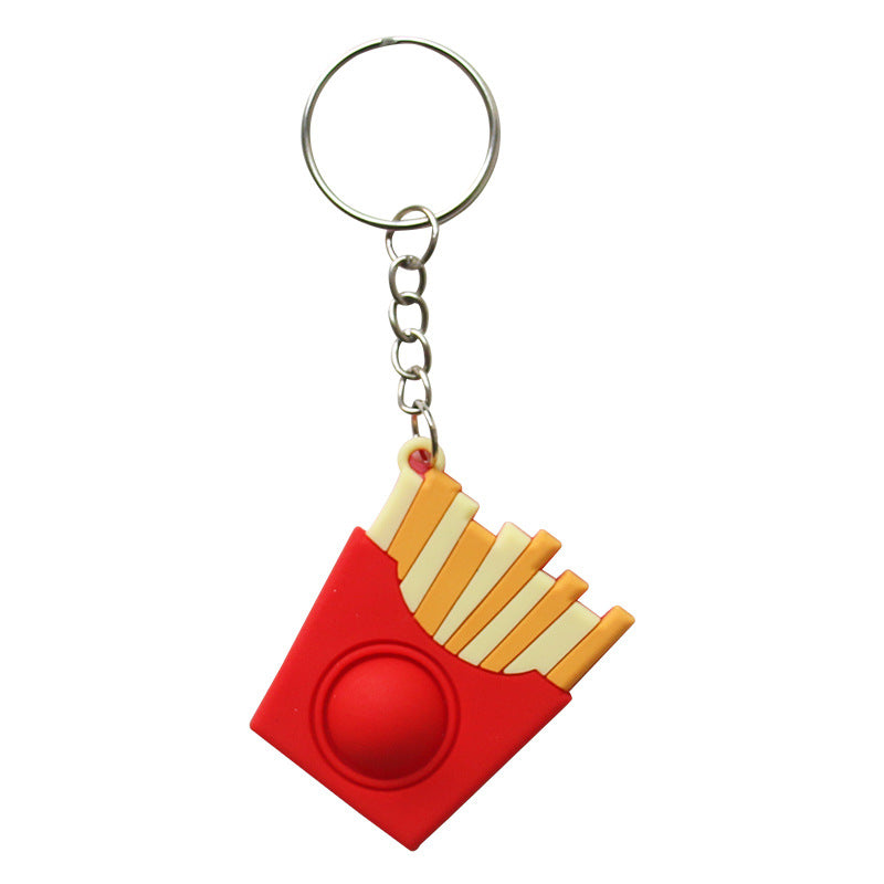 Wholesale PVC Unzip Donut Keychain